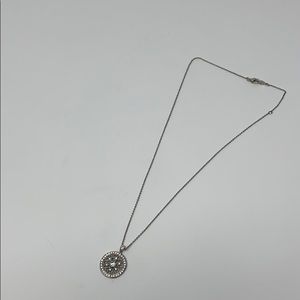 Silver bling necklace